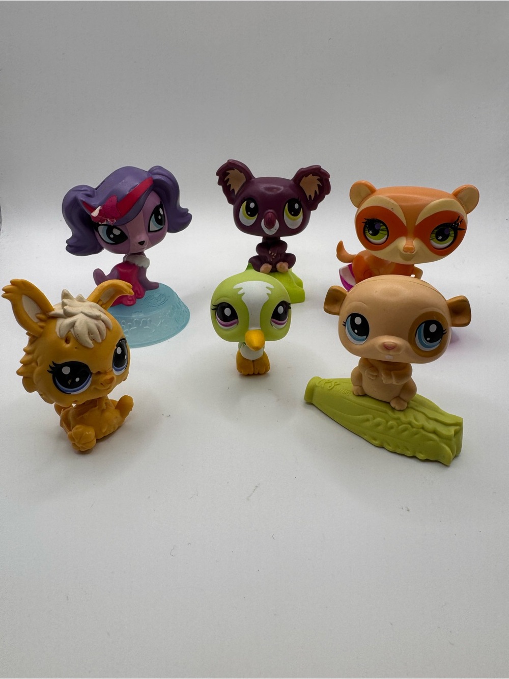 Lot of 6 assorted Littlest Pet Shop Figurines